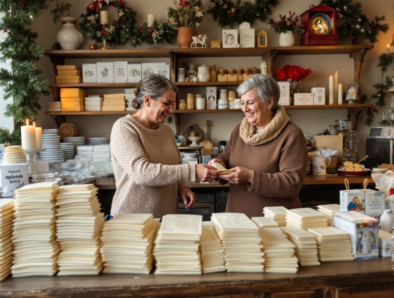 Gdzie można kupić opłatek – przewodnik po miejscach i rodzajach